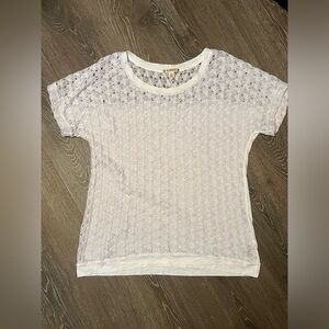 Ruff Hewn Crochet Top XL
